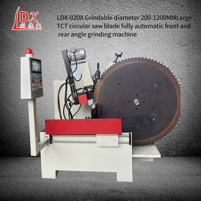 LDX-020A 200MM-1000MM ব্যাসার্ধ টিসিটি বৃত্তাকার দেখেছি ব্লেড সামনের এবং পিছনের কোণ গিয়ার গ্রিলিং মেশিন