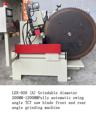 LDX-020A ফ্যাক্টরি সরাসরি স্বয়ংক্রিয় সেগ ব্লেড সামনের এবং পিছনের কোণ তীক্ষ্ণকরণ মেশিন