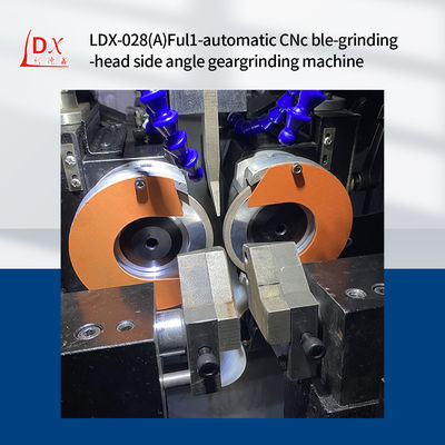 LDX-028A উচ্চ নির্ভুলতা সার্ভো সম্পূর্ণ সিএনসি বৃত্তাকার দেখেছি ব্লেড ডাবল গ্রাইন্ডিং হেড সাইড এঙ্গেল গ্রাইন্ডিং মেশিন