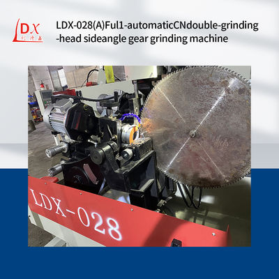 LDX-028A সার্ভো সেট টুল সিএনসি সার্কুলার সেগ ব্লেড ডাবল গ্রাইন্ডিং হেড সাইড এঙ্গেল গিয়ার গ্রাইন্ডিং মেশিন