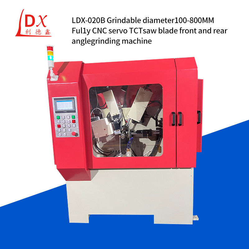 LDX-020B সম্পূর্ণ বন্ধ সিএনসি টিসিটি সেগ ব্লেড ফ্রন্ট এবং রিয়ার এঙ্গেল গ্রিলিং মেশিন