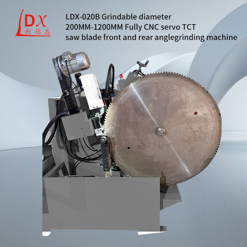 LDX-020B কাস্টম কাঠের কাজ TCT বৃত্তাকার দেখেছি ব্লেড সামনের এবং পিছনের কোণ গ্রিলিং মেশিন
