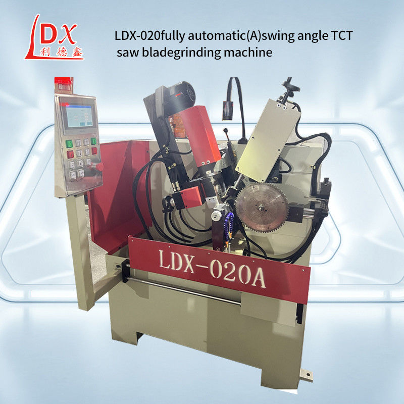 LDX-026A সম্পূর্ণ স্বয়ংক্রিয় কাঠের কাজ পেষকদন্ত ব্লেড সামনের এবং পিছনের কোণ গ্রিলিং মেশিন