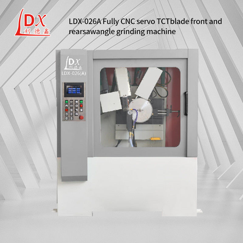 LDX-026A কার্বাইড সিগ ব্লেড সার্ভো ফ্রন্ট এবং রিয়ার এঙ্গেল গ্রিলিং মেশিন লিডেক্সিন পেশাদার গবেষণা এবং উন্নয়ন