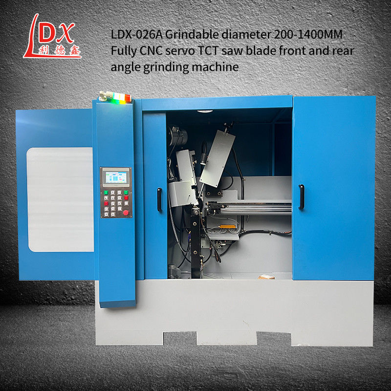 LDX-026A গ্রাইন্ডেবল ব্যাসার্ধ 200-1300MM সার্ভো ফিড সম্পূর্ণ সিএনসি সার্কুলার সিও ব্লেড গিয়ার গ্রাইন্ডিং মেশিন