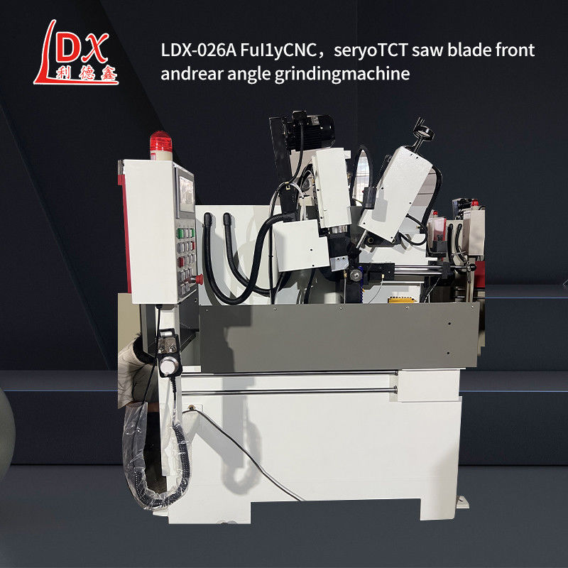 LDX-026A গুয়াংডং অটোমেটিক সার্কুলার সেগ ব্লেড আগে এবং পরে কোণ গ্রাইন্ডিং মেশিন কারখানা পাইকারি