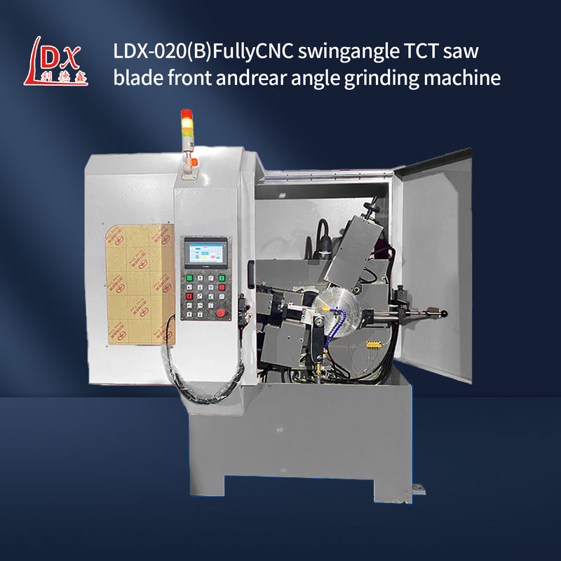 LDX-020B সার্ভো ফিড সম্পূর্ণ সিএনসি সার্কুলার সেগ ব্লেড ফ্রন্ট এবং রিয়ার এঙ্গেল গ্রাইন্ডার