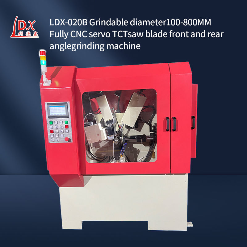 LDX-020B সার্ভো ফিড ফুল সিএনসি সেগ ব্লেড ফ্রন্ট এবং রিয়ার এঙ্গেল গ্রিলিং মেশিন